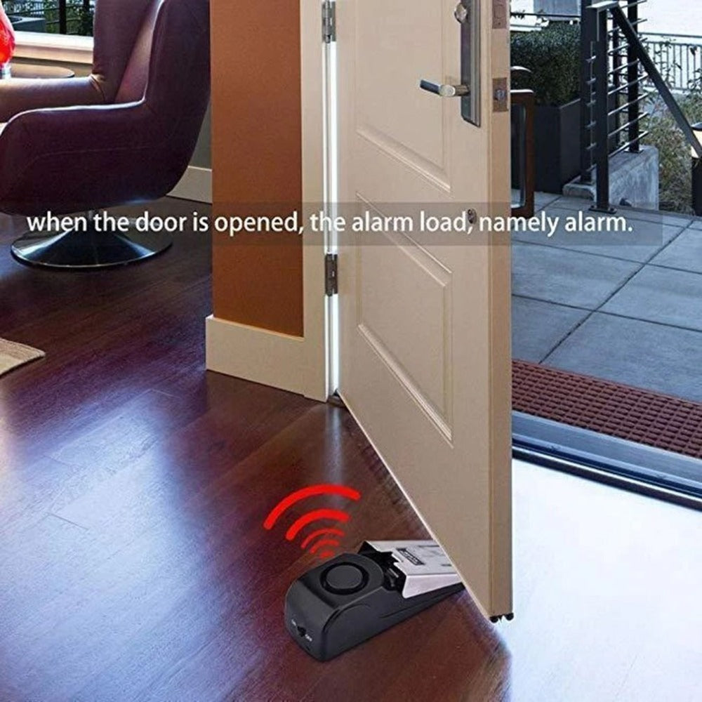 Smart Door Stop Alarm - Protect Your Home & Hotel Room! - Easy Use Gadgets