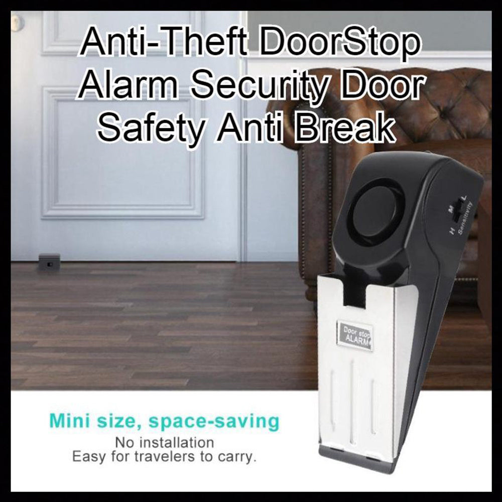 Smart Door Stop Alarm - Protect Your Home & Hotel Room! - Easy Use Gadgets