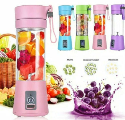 Blend Anywhere: USB Rechargeable Portable Blender for Fresh Juices